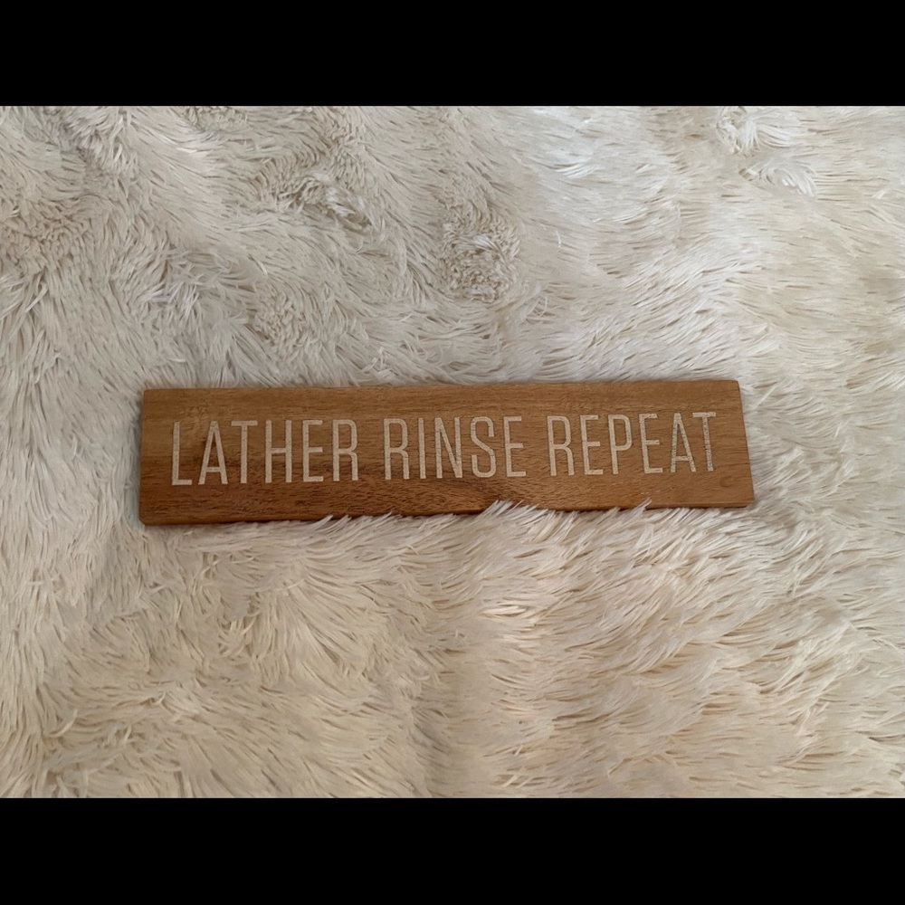 NWT Hearth & Hand Bathroom Sign